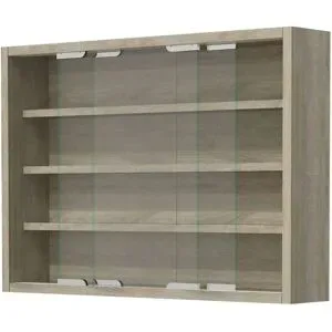 Höffner Hängevitrine  Agisa ¦ holzfarben ¦ Maße (cm): B: 57 H: 40 T: 10.0