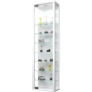 Höffner Hängevitrine  Stano ¦ weiß ¦ Maße (cm): B: 33 H: 113 T: 18.0