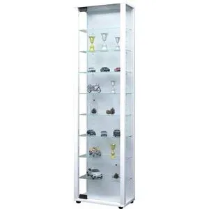 Höffner Vitrine  Edana ¦ holzfarben ¦ Maße (cm): B: 33 H: 113 T: 18.0