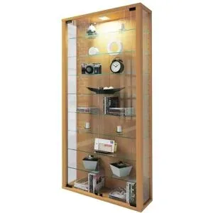 Höffner Hängevitrine  Vitrosa ¦ holzfarben ¦ Maße (cm): B: 59 H: 114,3 T: 18.0