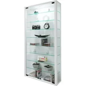 Höffner Hängevitrine  Vitrosa ¦ weiß ¦ Maße (cm): B: 59 H: 114,3 T: 18.0