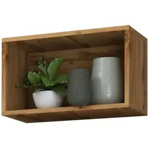 Höffner Hängeregal  Arila ¦ holzfarben ¦ Maße (cm): B: 50 H: 30