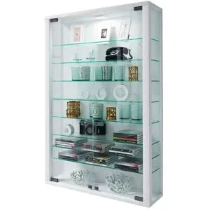 Höffner Hängevitrine  Udina ¦ weiß ¦ Maße (cm): B: 59 H: 91,3 T: 18.0