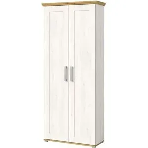 Höffner Garderobenschrank  Verona ¦ holzfarben ¦ Maße (cm): B: 80 H: 196