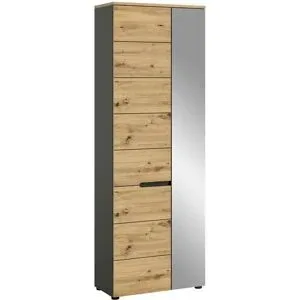Höffner Garderobenschrank  Canu ¦ holzfarben ¦ Maße (cm): B: 65 H: 190