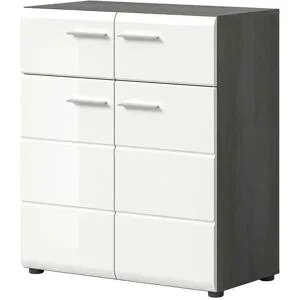 Höffner Schuhschrank  Salsa ¦ weiß ¦ Maße (cm): B: 80 H: 90 T: 37.0