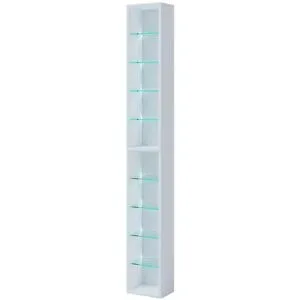 Höffner Hängeregal  Rasito ¦ weiß ¦ Maße (cm): B: 21 H: 151,6
