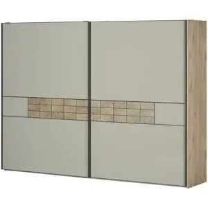 Höffner Schwebetürenschrank  Treviso ¦ beige ¦ Maße (cm): B: 250 H: 217 T: 67.0