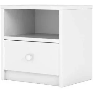 Höffner Nachtkommode  Babydream ¦ weiß ¦ Maße (cm): B: 30,5 H: 40,5