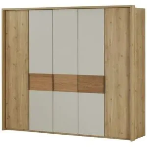 maison bleue Drehtürenschrank 5-türig  Cadiz ¦ Maße (cm): B: 256,4 H: 216 T: