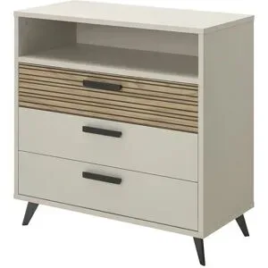 Höffner Kommode  Bjarne ¦ beige ¦ Maße (cm): B: 91,2 H: 94,8 T: 44.7