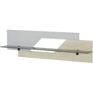 Höffner Wandboard  ZE+ ¦ grau ¦ Maße (cm): B: 140 H: 41 T: 21.0