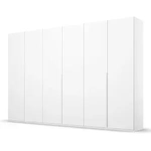 Höffner Drehtürenschrank  Port Talbot ¦ weiß ¦ Maße (cm): B: 301 H: 223