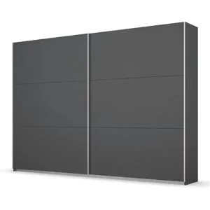 Höffner Schwebetürenschrank  Acton ¦ grau ¦ Maße (cm): B: 261 H: 59