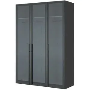 Dreamer eXpress Drehtürenschrank  Dreamer ¦ schwarz ¦ Maße (cm): B: 152,2 H: 220