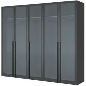 Dreamer eXpress Drehtürenschrank  Dreamer ¦ schwarz ¦ Maße (cm): B: 252,8 H: 220