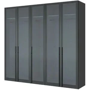 Dreamer eXpress Drehtürenschrank  Dreamer ¦ schwarz ¦ Maße (cm): B: 252,8 H: 236