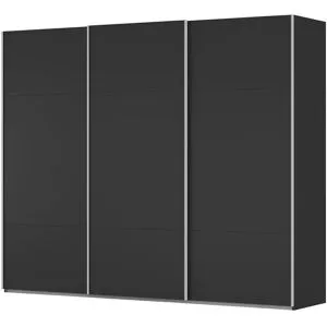 meinSchrank Schwebetürenschrank inklusive Zubehör Regina ¦ schwarz ¦ Maße (cm):