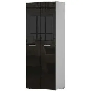 Höffner Drehtürenschrank  Franco ¦ schwarz ¦ Maße (cm): B: 80 H: 199