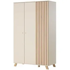 Höffner Kleiderschrank  Harmony ¦ beige ¦ Maße (cm): B: 120 H: 198,5 T: 55.0