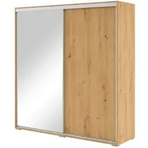 Höffner Schwebetürenschrank  Abberton ¦ holzfarben ¦ Maße (cm): B: 230 H: 215 T: 62.0