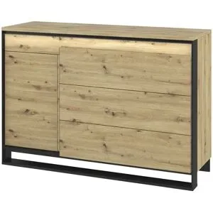 Höffner Sideboard  Borba ¦ holzfarben ¦ Maße (cm): B: 130 H: 91 T: 41.0