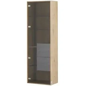 Wohnwert Hängevitrine  Ardesia ¦ holzfarben ¦ Maße (cm): B: 57 H: 178 T: 37.0