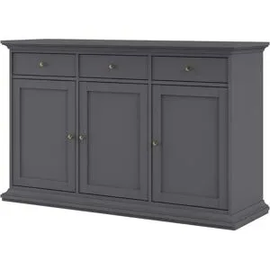 Höffner Buffet-Unterteil  Chester ¦ schwarz ¦ Maße (cm): B: 143,7 H: 91,7 T: 46.1