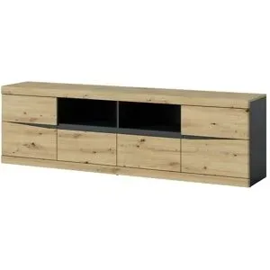 Höffner Lowboard  Turino Neo ¦ holzfarben ¦ Maße (cm): B: 200 H: 60 T: 39.9