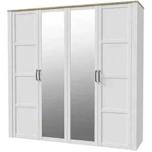 Höffner Drehtürenschrank  Toneo ¦ weiß ¦ Maße (cm): B: 215 H: 215 T: 60.0
