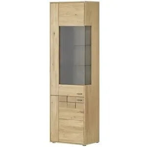 Jette Home Vitrine  Laguna ¦ holzfarben ¦ Maße (cm): B: 64 H: 207 T: 38.0