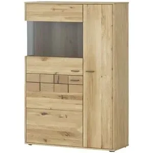 Jette Home Highboard  Laguna ¦ holzfarben ¦ Maße (cm): B: 94 H: 140 T: 38.0