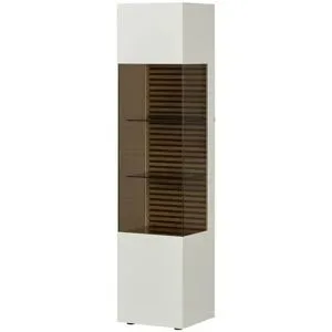 SCHÖNER WOHNEN Kollektion Vitrine  Yonna ¦ weiß ¦ Maße (cm): B: 48 H: 205 T: