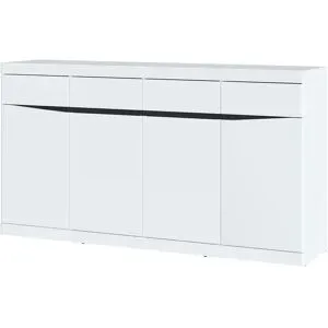 Höffner Sideboard  Turino Neo ¦ weiß ¦ Maße (cm): B: 168 H: 92,1 T: 39.9