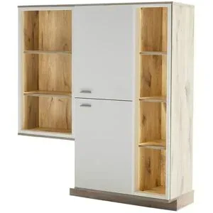 uno Highboard  Santerno ¦ holzfarben ¦ Maße (cm): B: 124 H: 140 T: 37.0