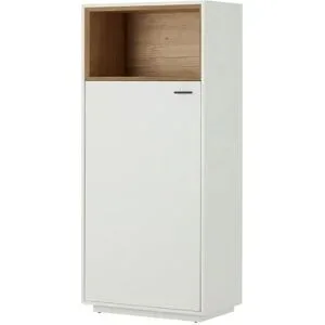 Jette Home Highboard  Coruna ¦ weiß ¦ Maße (cm): B: 63 H: 142 T: 38.0
