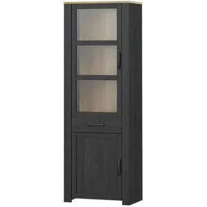 Höffner Vitrine  Toneo ¦ Maße (cm): B: 71 H: 205 T: 42.0