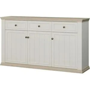 Höffner Sideboard  Countryside ¦ weiß ¦ Maße (cm): B: 169,2 H: 95,3 T: 43.5