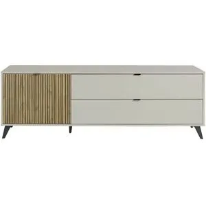 Höffner Lowboard  Ispani ¦ creme ¦ Maße (cm): B: 182,8 H: 60,8 T: 40.7