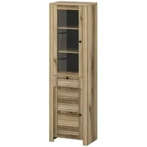 Höffner Vitrine  Sulmona ¦ Maße (cm): B: 58,5 H: 197,8 T: 39.5