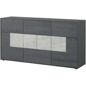 Wohnwert Sideboard  Alea ¦ grau ¦ Maße (cm): B: 174 H: 88 T: 44.0