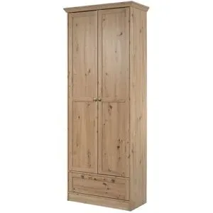 Höffner Wohnzimmerschrank mit Stauraum Forsten ¦ holzfarben ¦ Maße (cm): B: 80 H: 200 T: