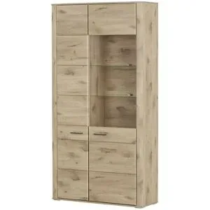 uno Vitrine  Lantis ¦ holzfarben ¦ Maße (cm): B: 107 H: 208 T: 38.0