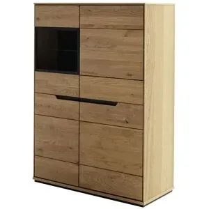 uno Kombi-Highboard  Yaya ¦ holzfarben ¦ Maße (cm): B: 93 H: 130 T: 41.0