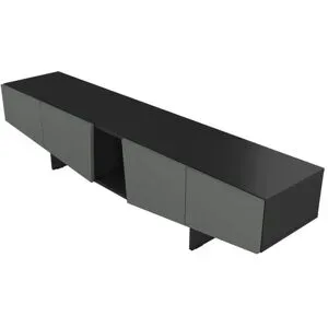 Höffner Lowboard  Wing ¦ grau ¦ Maße (cm): B: 200,2 H: 43,8
