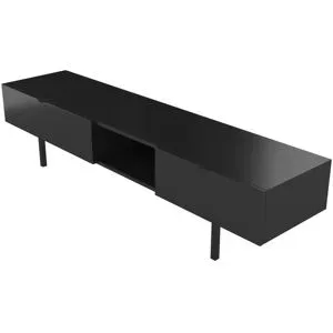 Höffner Lowboard  My Way ¦ schwarz ¦ Maße (cm): B: 180 H: 41,6