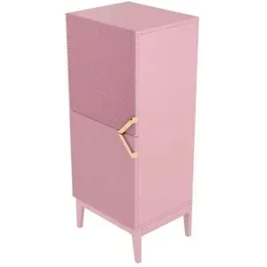 Höffner Highboard  Dami ¦ rosa/pink ¦ Maße (cm): B: 50,5 H: 120,5