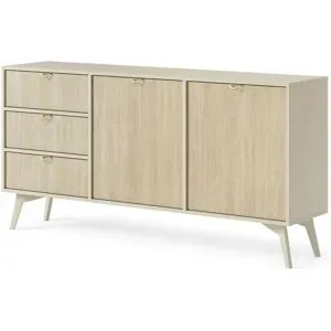 Höffner Sideboard  Firr ¦ beige ¦ Maße (cm): B: 158,3 H: 80,6