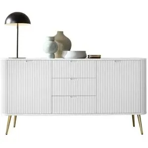 Höffner Sideboard  Zova ¦ weiß ¦ Maße (cm): B: 168 H: 87