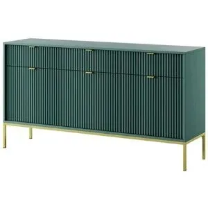 Höffner Sideboard  Nova ¦ grün ¦ Maße (cm): B: 154 H: 83